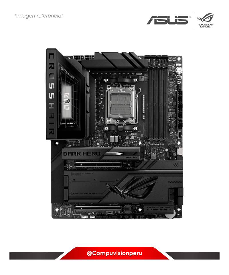 PLACA ASUS ROG CROSSHAIR X870E DARK HERO AMD X870E AM5 DDR5 M.2 SATA 6GB BLUETOOTH WIFI