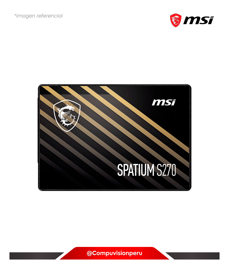 DISCO SOLIDO SSD 240GB MSI SPATIUM S270 SATA 6GB 2.5