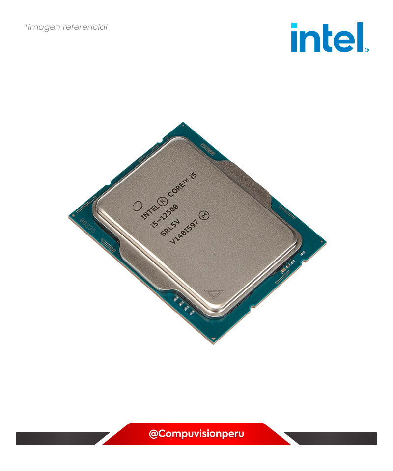 CPU INTEL I5-12500 6N / 12TH 18MB LGA 1700 3GB UHD INTEL 770 TURBO CORE 4.60GHZ