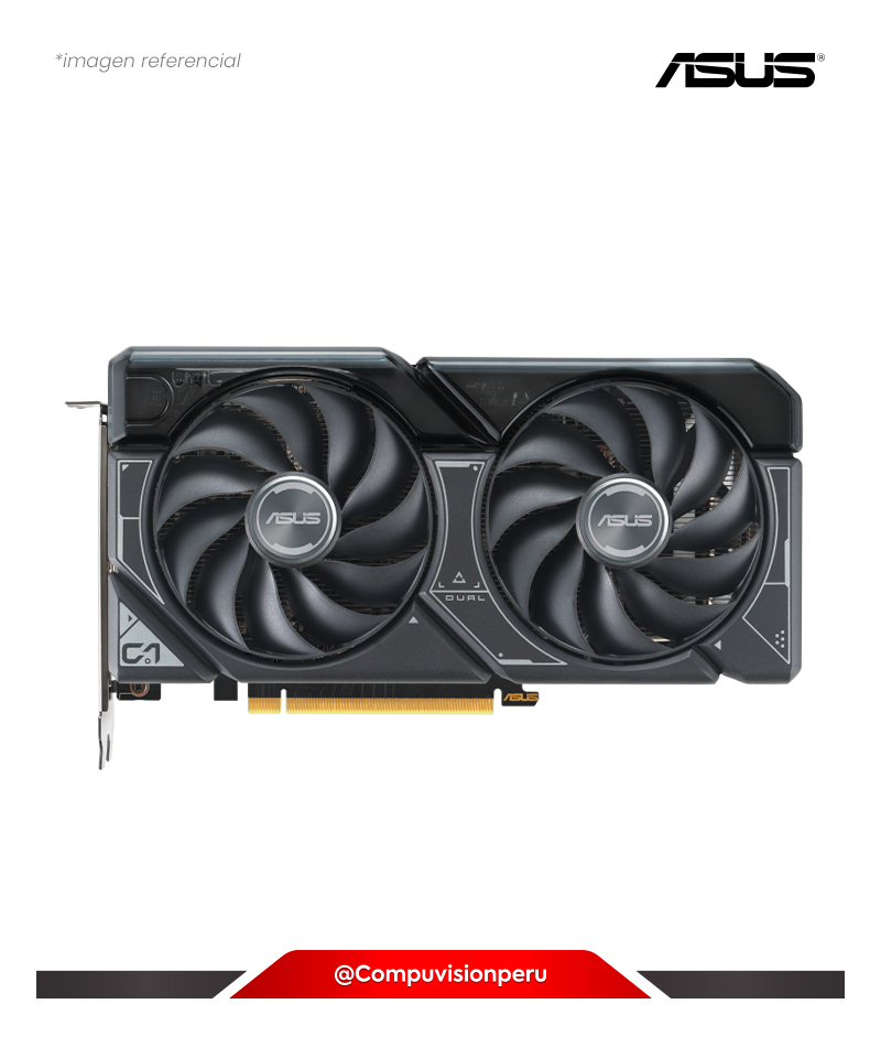 VIDEO ASUS DUAL GEFORCE RTX 4060 TI OC EDITION 8GB GDDR6 CUDA 4352 128-BIT HDMI DP DUAL-RTX4060TI-O8G