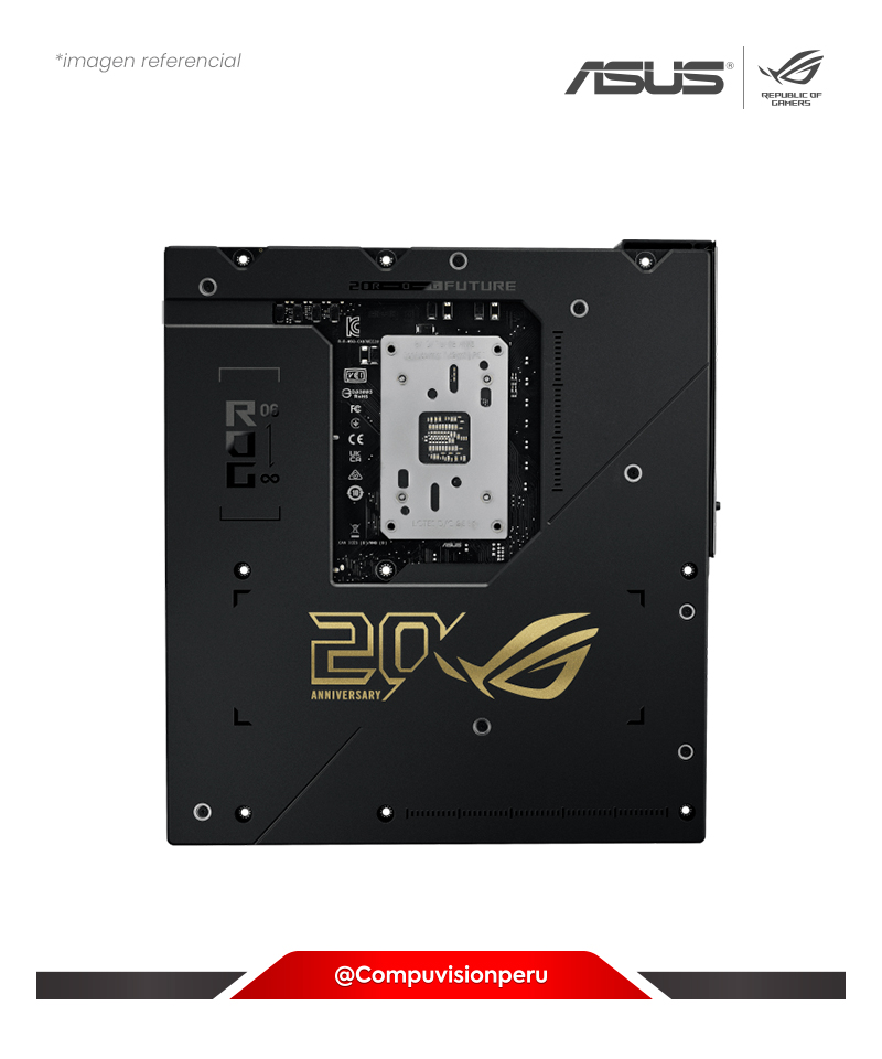 PLACA ASUS ROG CROSSHAIR X870E EDITION 20 AM5 AMD X870E DDR5 USB 4 M.2 SATA 6GB EATX WIFI BLUETOOTH ROG SUPREMAFX 7.1 ROG-CROSSHAIR-X870E-EDITION-20