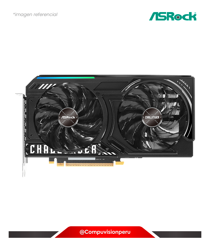 VIDEO ASROCK INTEL ARC B580 CHALLENGER 12GB OC B580 CL 12GO GDDR6 12GB CU 20 192 BIT HDMI DP 90-GA5LZZ-00UANZ