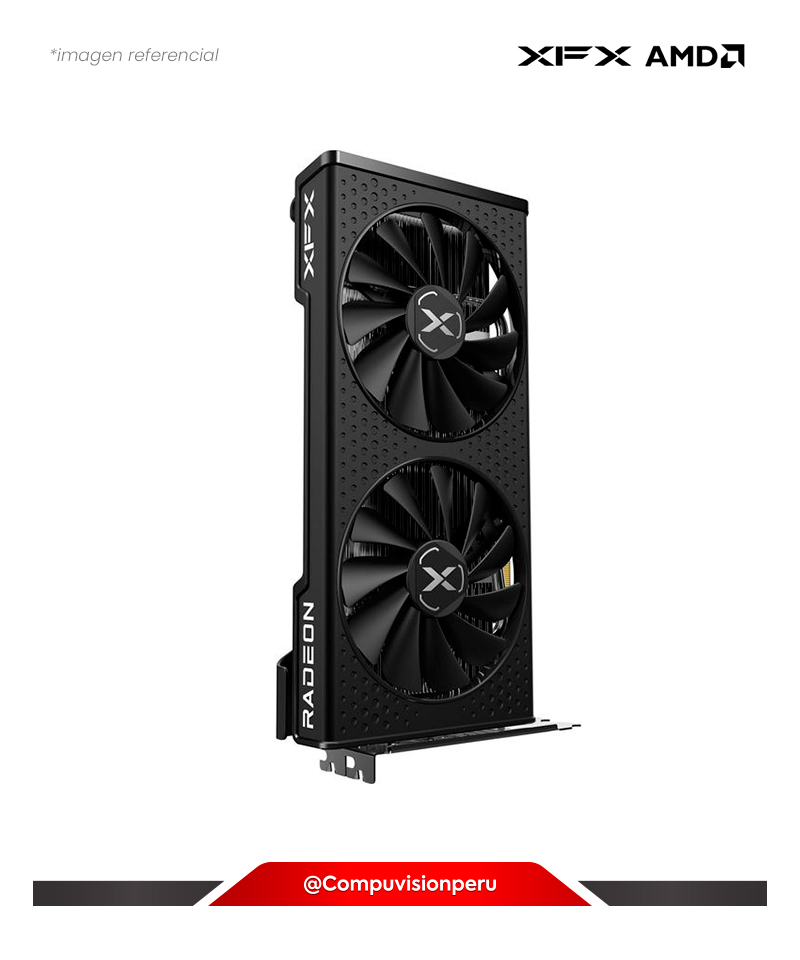 VIDEO XFX AMD RADEON RX 6650 XT CORE GAMING SPEEDSTER SWFT 210 8GB GDDR6 SP2048 128-BIT HDMI DP RX-665X8DFDY