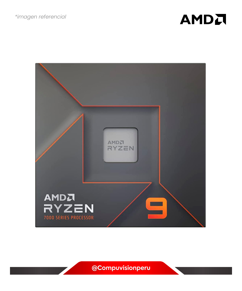 CPU AMD RYZEN 9 7900X AM5 12N 24TH 4.7GHZ 64MB AMD RADEON GRAPHICS TURBO CORE 5.6GHZ S/COOLER