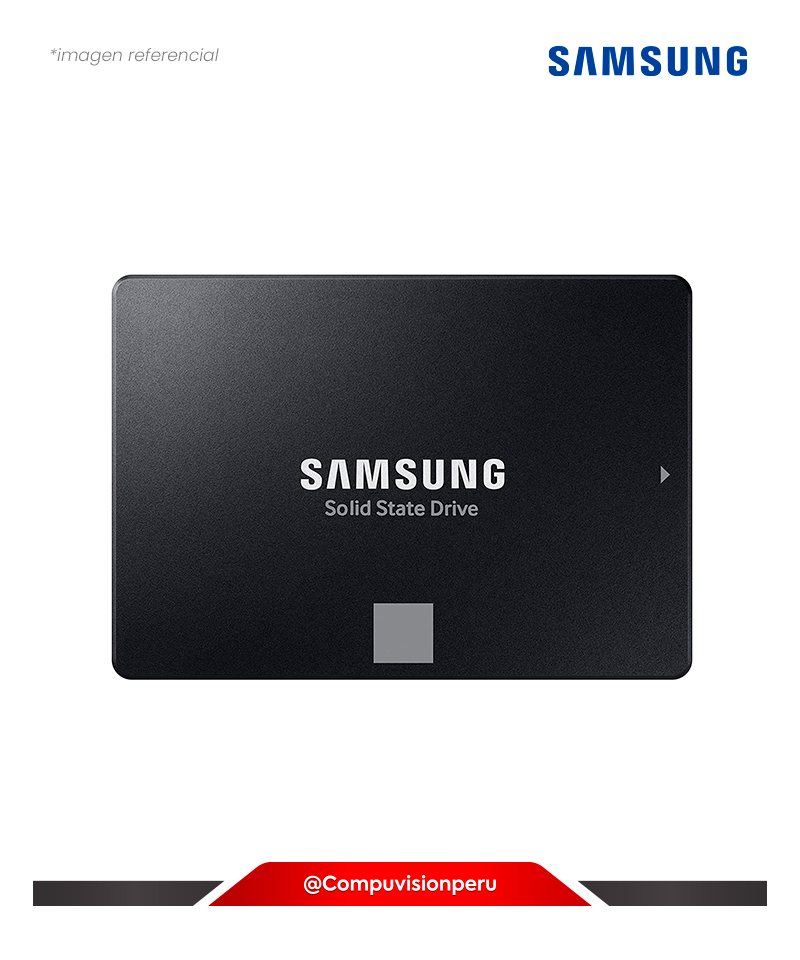 DISCO SOLIDO SSD 2TB SAMSUN 870 EVO BLACK SATA 2.5 V-NAND MZ-77E2T0B/AM