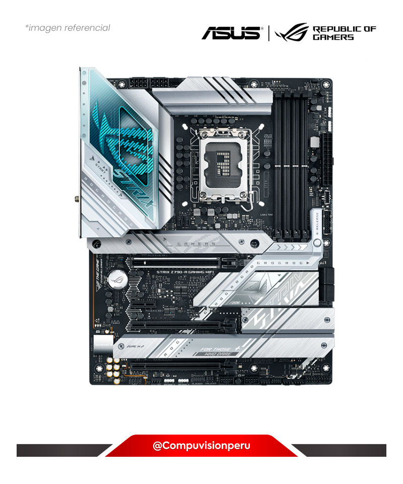 PLACA ASUS ROG STRIX Z790-A GAMING WIFI LGA1700 INTEL Z790 DDR5 M.2 PCIE 5.0 USB3.2 ATX