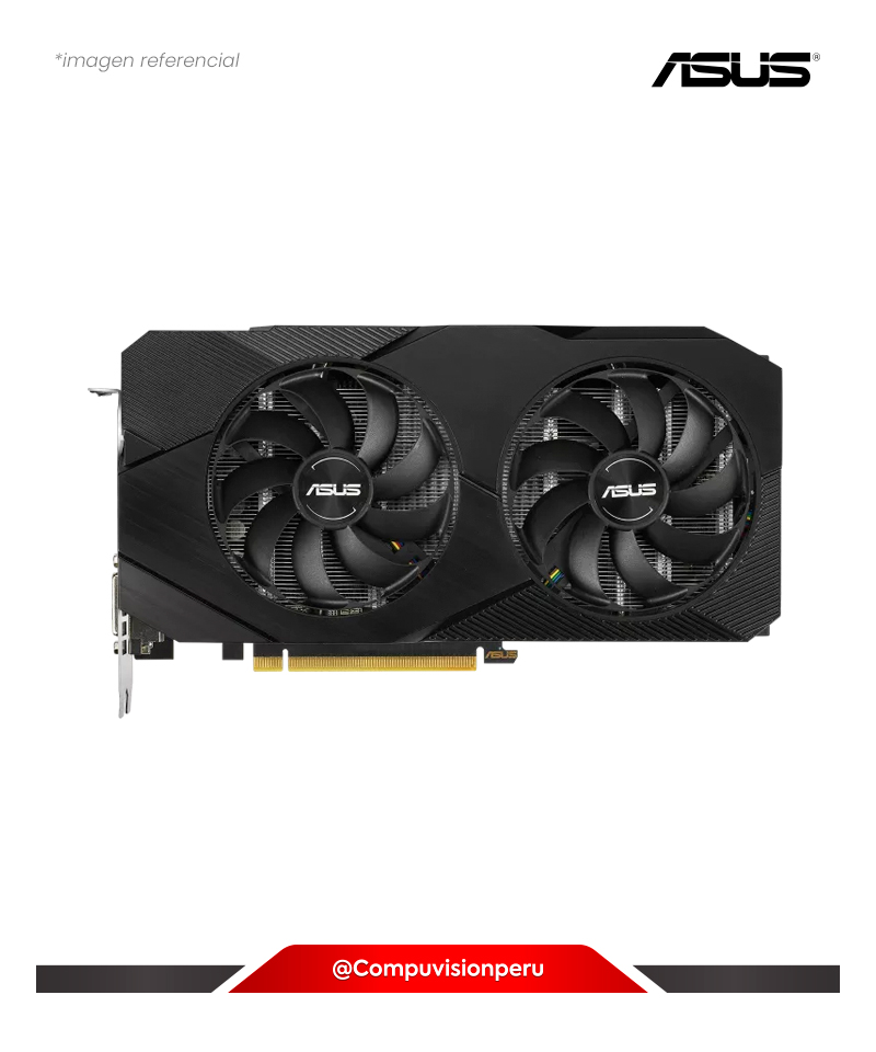 VIDEO ASUS DUAL GEFORCE RTX 2060 EVO OC EDITION 12GB GDDR6 CUDA 2176 192-BIT DUAL-RTX2060-O12G-EVO