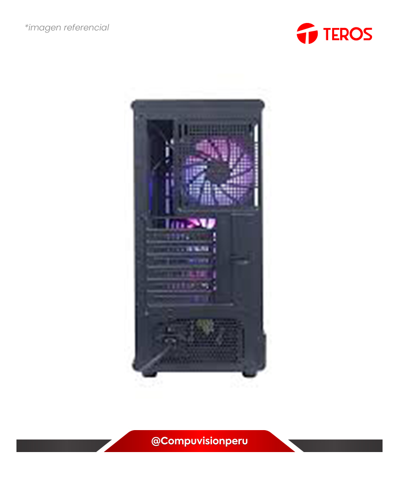 CASE TEROS TE-1323G BLACK ATX USB 3.1 TEMPERED GLASS