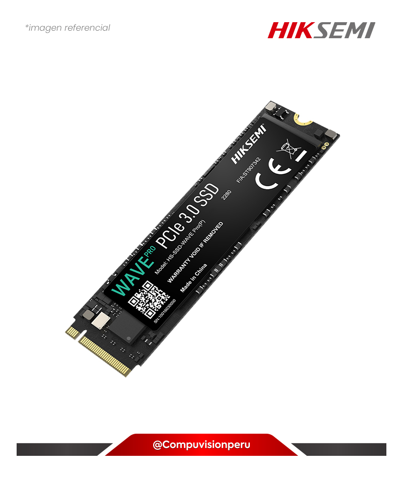 DISCO SOLIDO SSD 512GB HIKVISION HIKSEMI SSD WAVE PRO PCIE GEN 3 X4 NVME HS-SSD-WAVE-PRO(P)-512G