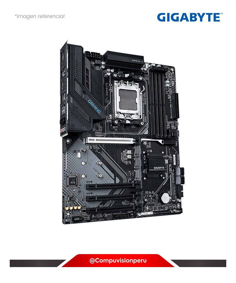 PLACA GIGABYTE B850 GAMING WIFI6 AM5 AMD B850 DDR5 HDMI DP BLUETOOTH  M.2 SATA 6GB ATX
